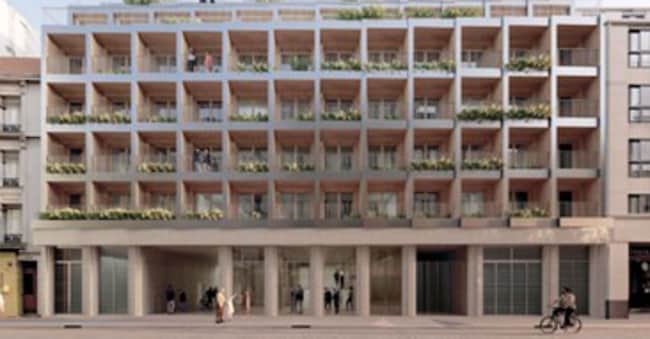 Il rendering della futura residenza