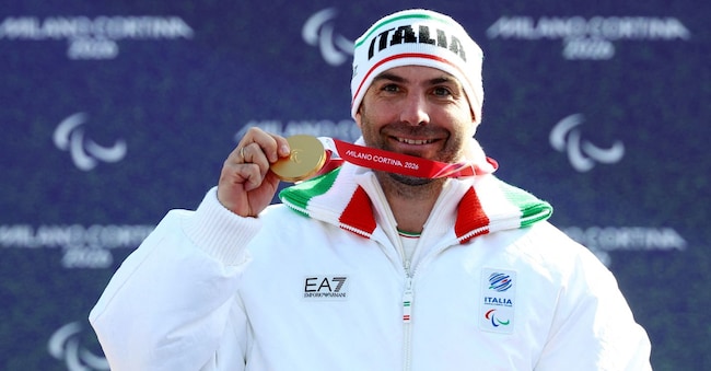 Emanuel Perathoner  vincitore oro nello snowboard alle Paralimpiadi