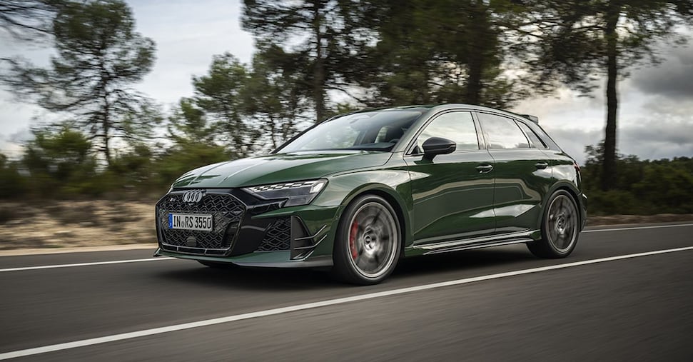 Audi RS3 Competition Limited, produced in only 750 units Il