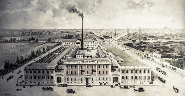 Un’immagine storica della Fratelli Branca di Milano