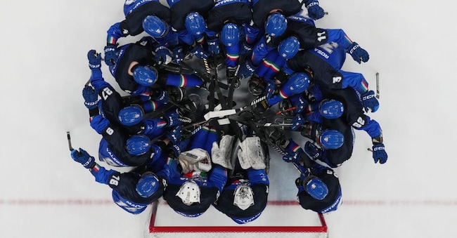 L’Italia dell’ice hockey ha sconfitto la Germania ed è quinta nel torneo