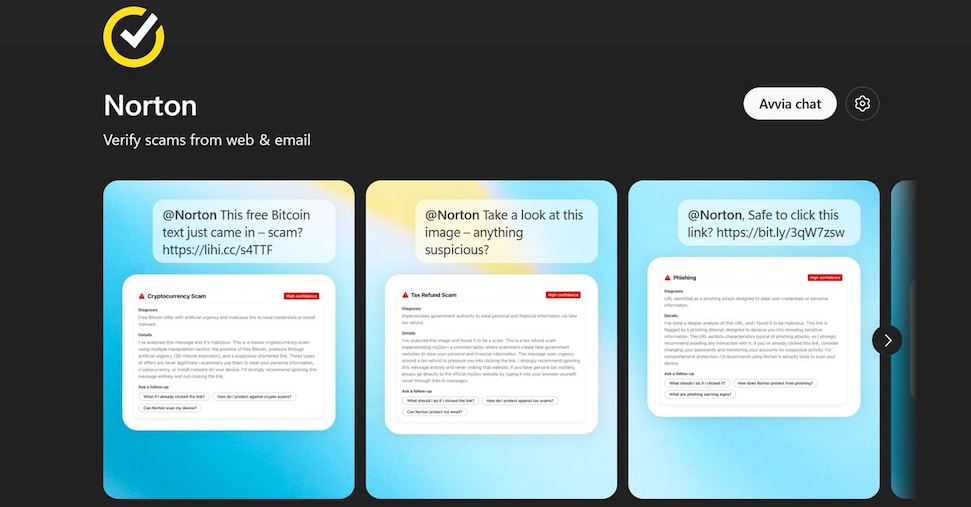 «ChatGPT, questa è una truffa?»: ora a rispondere aiuta Norton