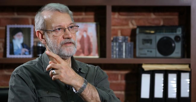 Ali Larijani, segretario del Supremo consiglio per la sicurezza nazionale dell'Iran