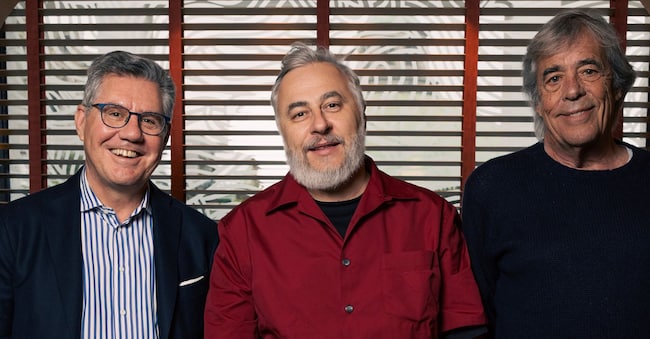 Da sinistra, Bob Kunze-Concewitz, Paolo dalla Mora e Luca Gargano, fondatori di Liquid Ventures