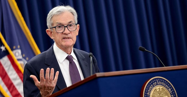 Il presidente della Federal Reserve statunitense Jerome Powell. REUTERS/Jonathan Ernst/Foto d'archivio