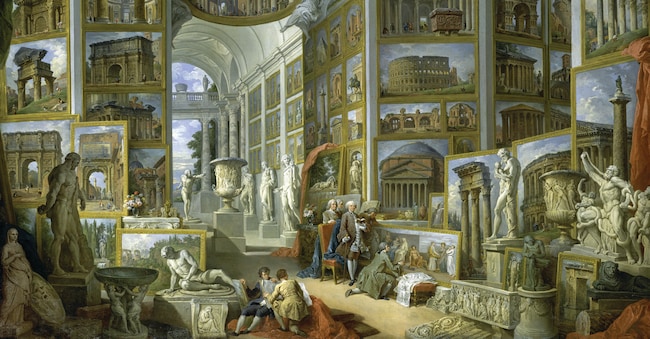 Giovanni Paolo Panini, «Roma antica», 1757, New York, Metropolitan Museum of Art (Met)