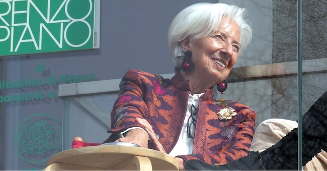 CRISTINE LAGARDE PRESIDENTE BCE CHRISTINE LAGARDE AL POLITECNICO 7146