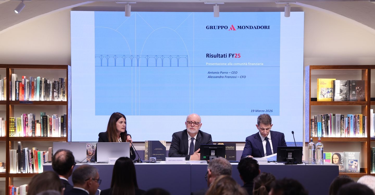 Mondadori, per gli azionisti cedola in crescita del 10%