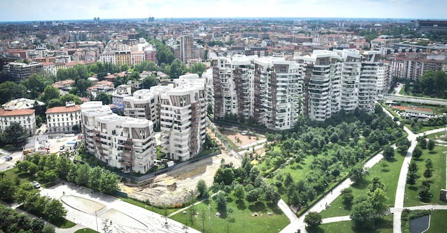 Una veduta di Citylife, Milano. ANSA