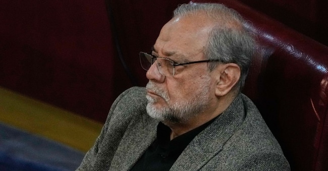 Mohammad Bagher Zolghadr partecipa alla cerimonia di insediamento della sesta legislatura dell'Assemblea degli Esperti a Teheran, in Iran, il 21 maggio 2024. (AP Photo/Vahid Salemi) APN