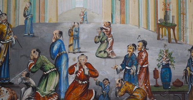 La Sala Cinese alla Reggia di Portici