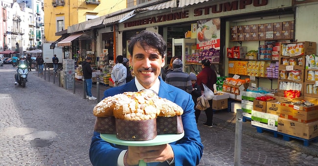 La colomba alla Pasticceria Poppella