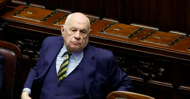 Il ministro della giustizia Carlo Nordio durante un question time alla Camera dei Deputati. Roma 25 marzo 2026. ANSA/FABIO FRUSTACI ANSA