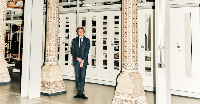 Tristram Hunt, direttore del V&A; Colonnato di Agra, 1630-1640.