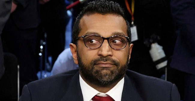 Kash Patel,  direttore dell'FBI. REUTERS/Evelyn Hockstein/Foto d'archivio REUTERS