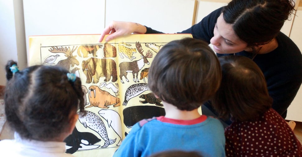 Bambini all asilo nido