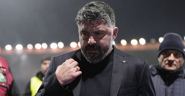 Gattuso, cittì dell’Italia, dopo la sconfitta contro la Bosnia al terzo play off mondiale consecutivo LAPRESSE