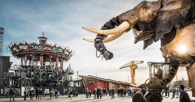 Les Machines de l'ile, parc des Chantiers, Nantes © Franck Tomps / LVAN