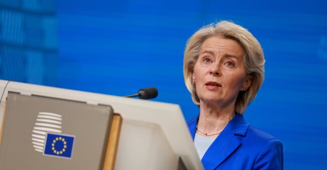 La presidente della Commissione europea Ursula von der Leyen  EPA