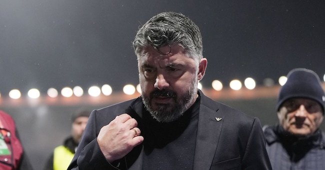 Gennaro Gattuso, allenatore della Nazionale italiana, durante la partita di qualificazione ai Mondiali del 2026 tra Bosnia-Erzegovina e Italia allo Stadion Bilino Polje di Zenica, in Bosnia-Erzegovina. - 31 marzo 2026. Sport - Calcio. (Foto di Fabio Ferrari/LaPresse) LAPRESSE