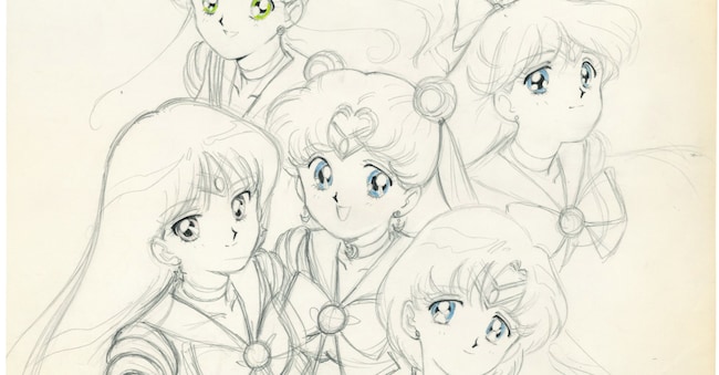 Ito Ikuko, Pretty Guardian Sailor Moon.  Courtesy Christie’s