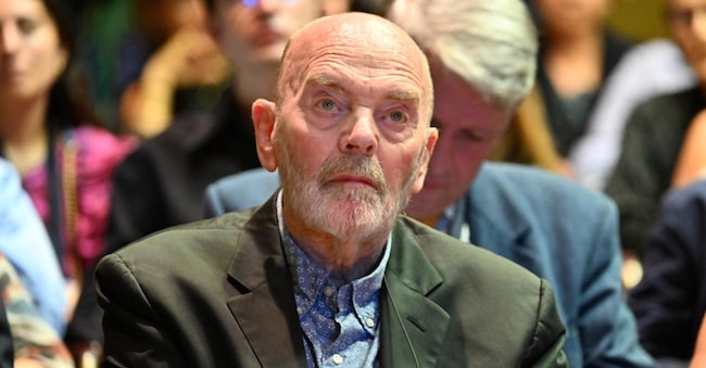 Adriano Goldschmied designer di moda italiano, durante l'apertura di Genoa Jeans. Genova, 05 ottobre 2023 ANSA