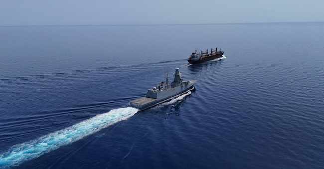 La Marina Militare è attualmente alla guida di tutte le missioni marittime dell’Unione Europea Foto Marina Militaree 