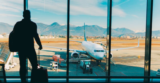 Photo of passengers waiting for flight Getty Images