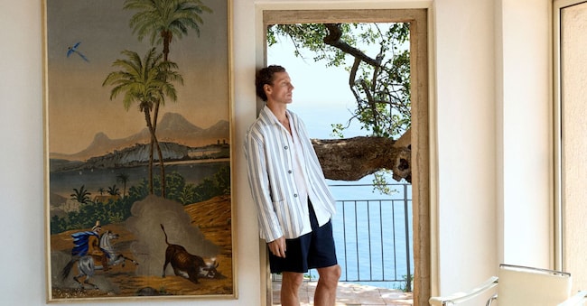 Un’immagine della selezione creata da Brioni e disponibile su Mytheresa per la collezione maschile della P-E