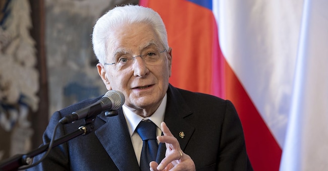 IL PRESIDENTE DELLA REPUBBLICA SERGIO MATTARELLA IMAGOECONOMICA