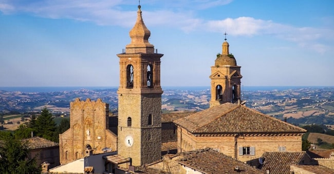  San Ginesio, Collegiata e panorama