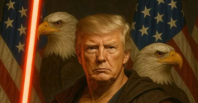 Trump cavaliere Jedi