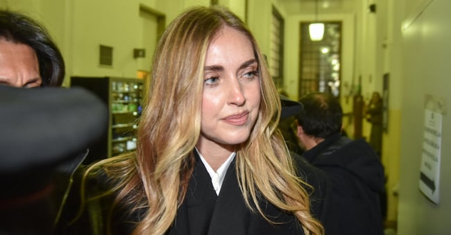 Chiara Ferragni esce dall’aula del tribunale dopo la sentenza di assoluzione, Milano, 14 Gennaio 2026. ANSA/MATTEO CORNER ANSA