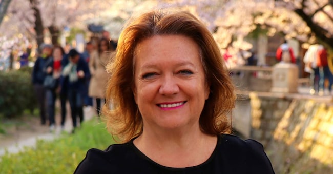 foto d’archivio . Gina Rinehart posa in questa foto d'archivio senza data, ottenuta il 23 gennaio 2018.  Hancock Prospecting/Foto d'archivio via REUTERS                    REUTERS