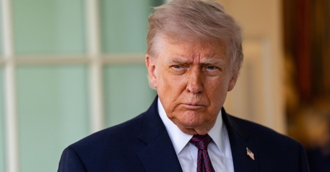 Il president americano Donald Trump alla Casa Bianca EPA