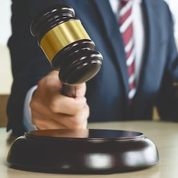 Justice and Law concept. lawyer working at courtroom, selective focus