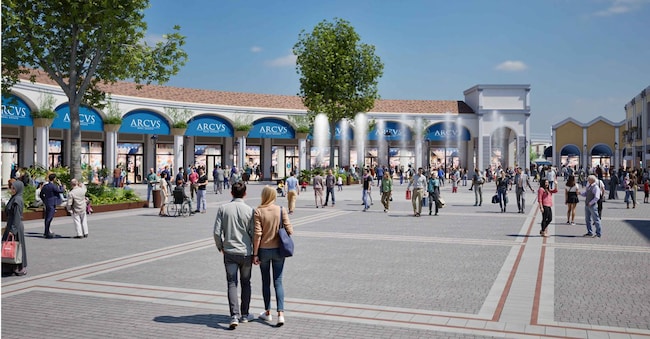 Il rendering del nuovo sviluppo nell’area di Roma Nord