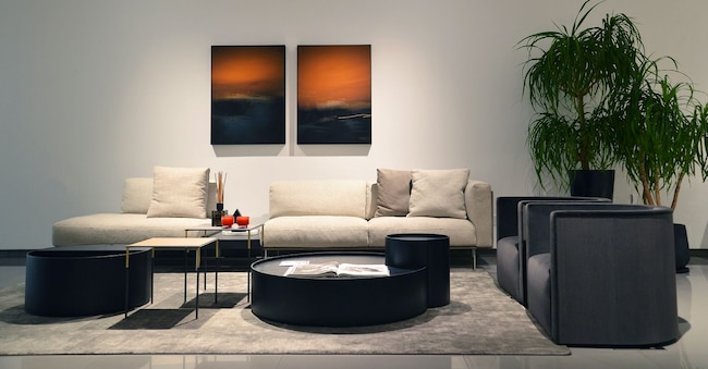 Le proposte di Living Divani nello spazio espositivo di Shanghai