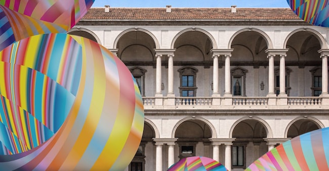 A Brera (nella foto, una delle iniziative del Design District) i prezzi più alti per soggiornare