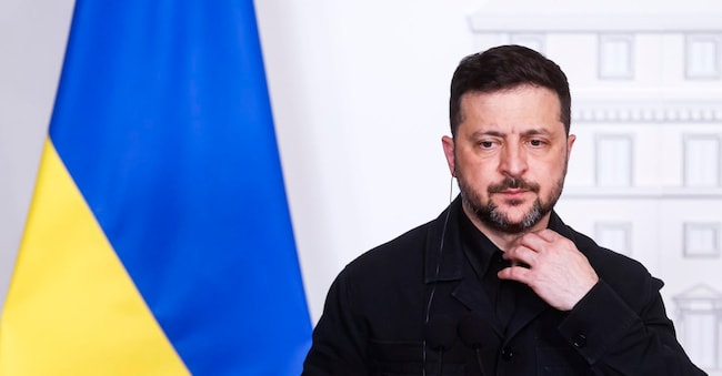 Il presidente ucraino Volodymyr Zelensky. ANSA/ANGELO CARCONI ANSA
