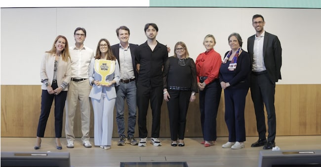 Un momento della cerimonia di premiazione