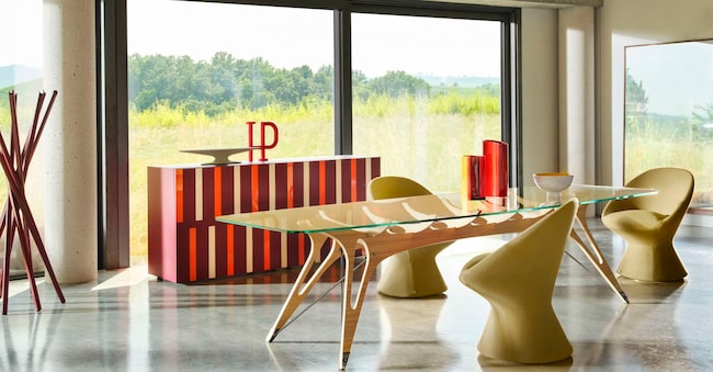 Il tavolo Vertebra di Mollino