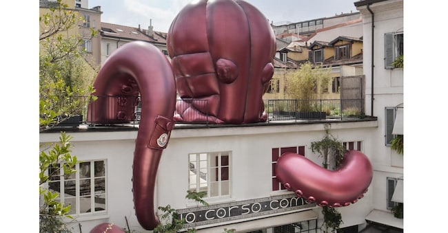 L’installazione di Moncler da Corso Como 10 a Milano in occasione della Design Week 
