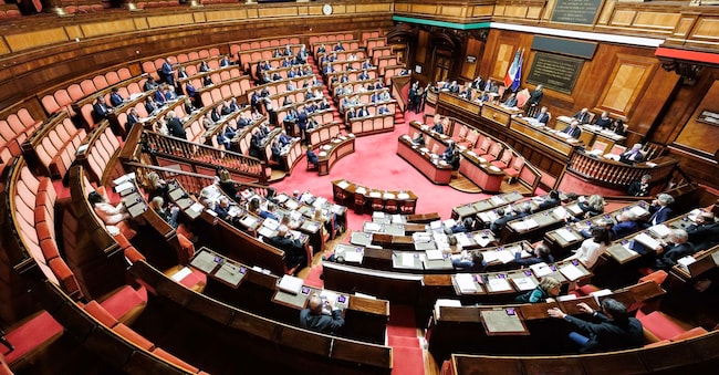 L’aula del Senato  LAPRESSE