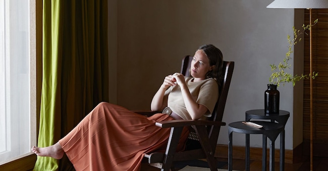 Un ritratto della principessa di Grecia e Danimarca Nina Flohr.