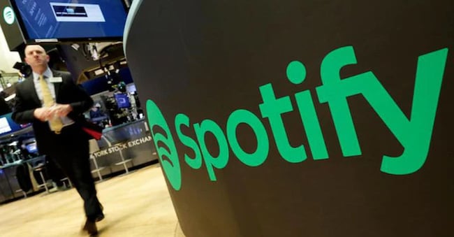 Il giorno del «direct listing» di Spotify a Wall Street (ANSA)