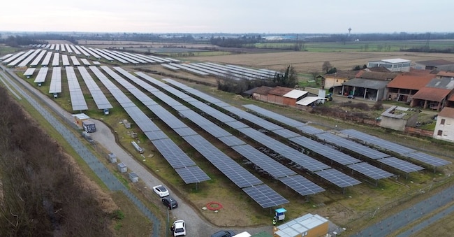 Impianto fotovoltaico di Met a Caltignaga (Novara)