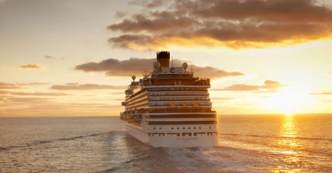 La Costa Deliziosa in navigazione Foto tratta dal sito di Costa Crociere