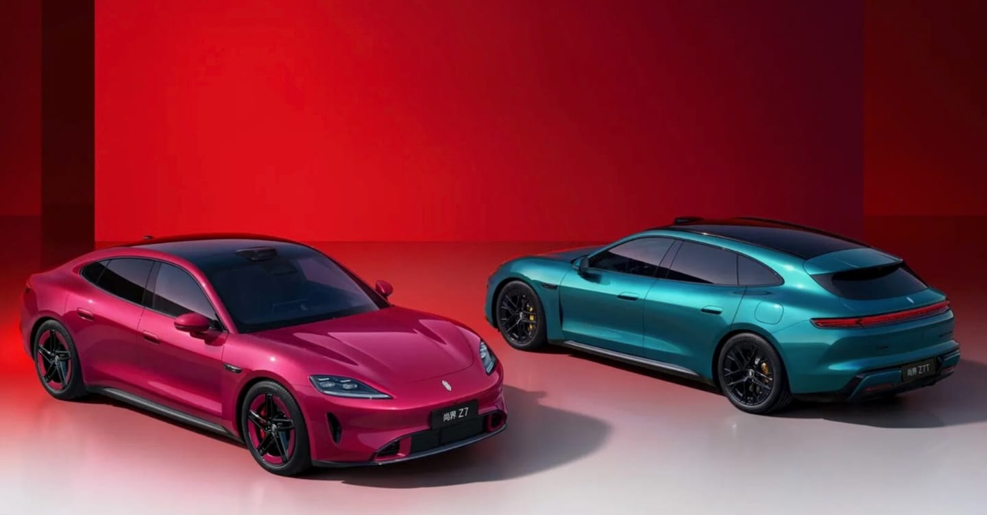 Saic Z7, la copia della Porsche Taycan al Salone di Pechino