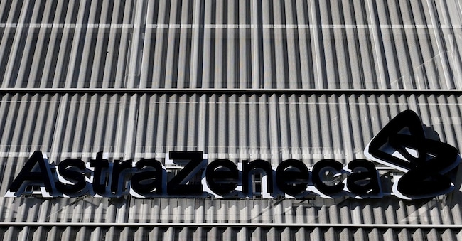 FILE PHOTO: An Astra Zeneca logo is pictured in Brussels, Belgium March 4, 2024. REUTERS/Yves Herman/File Photo REUTERS